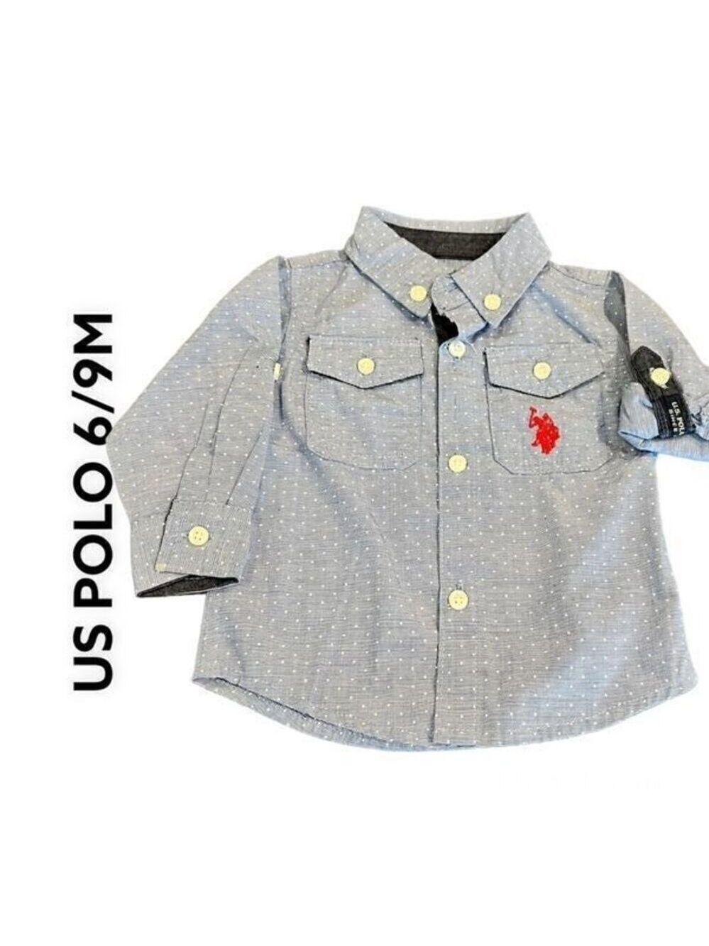 Ralph Lauren baby button up shirts 6-9M